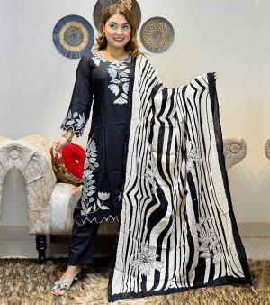 রেডী টু ওয়ার SEQUENCE ফ্রি সাইজ টু-পিস- কালো