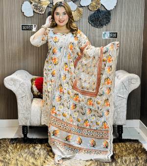 RF5313- আনস্টিচ চিকেন কারি থ্রি-পিস- নোড কালার